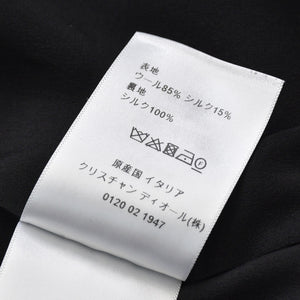 極美品 CHRISTIAN DIOR クリスチャンディオール ワンピース 221R30B1162 ブラック オレンジ グリーン サイズ34 中古 4b013830