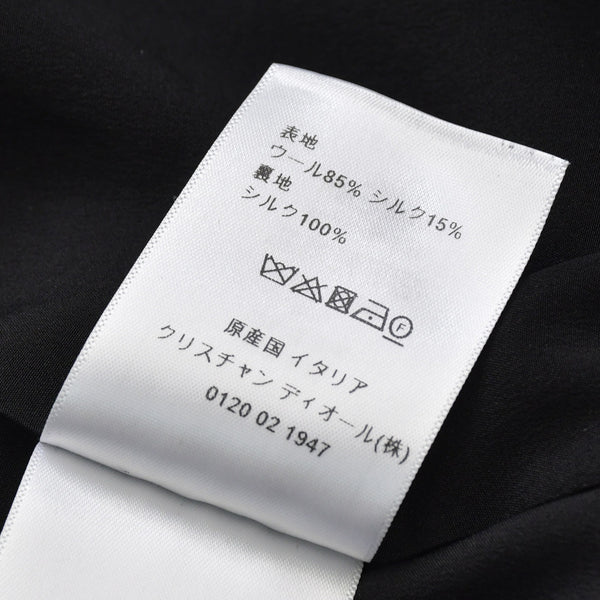 極美品 CHRISTIAN DIOR クリスチャンディオール ワンピース 221R30B1162 ブラック オレンジ グリーン サイズ34 中古 4b013830