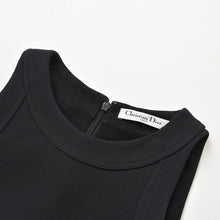 画像をギャラリービューアに読み込む, 極美品 CHRISTIAN DIOR クリスチャンディオール ワンピース 221R30B1162 ブラック オレンジ グリーン サイズ34 中古 4b013830