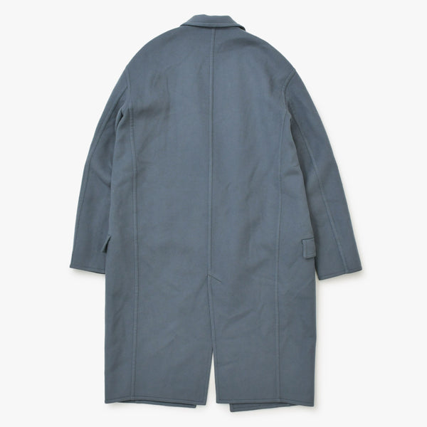 極美品 CELINE セリーヌ フィービー期 エグクロンビーコート カシミヤ グレー サイズ34 28H13/6700 中古 4b013849