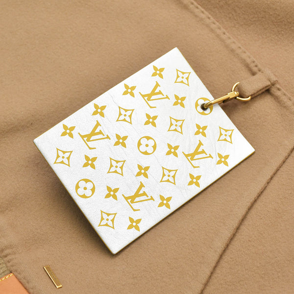 LOUIS VUITTON Pullover Parka HHB68WOWC Size S Beige Print Good Condition Used 4b013851
