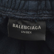 画像をギャラリービューアに読み込む, 極美品 BALENCIAGA バレンシアガ 25SS Scholl Baggy Sweatpants ショール バギースウェットパンツ 844177 サイズS ブラック 中古 4b013852