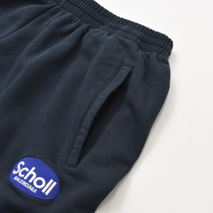 極美品 BALENCIAGA バレンシアガ 25SS Scholl Baggy Sweatpants ショール バギースウェットパンツ 844177 サイズL ブラック 中古 4b013853