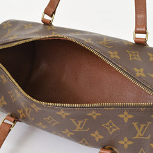 画像をギャラリービューアに読み込む, 極美品 LOUIS VUITTON ルイヴィトン パピヨン30 GM ハンドバッグ M51365 モノグラム ブラウン ゴールド金具 筒型 中古 4b013932