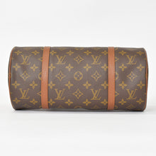 画像をギャラリービューアに読み込む, 極美品 LOUIS VUITTON ルイヴィトン パピヨン30 GM ハンドバッグ M51365 モノグラム ブラウン ゴールド金具 筒型 中古 4b013932