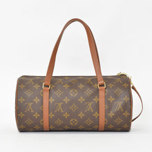 画像をギャラリービューアに読み込む, 極美品 LOUIS VUITTON ルイヴィトン パピヨン30 GM ハンドバッグ M51365 モノグラム ブラウン ゴールド金具 筒型 中古 4b013932