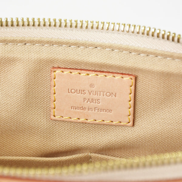 Very Good Condition LOUIS VUITTON Syracuse PM Shoulder Bag N41113 Damier Azur Canvas White Beige Used 4b013933