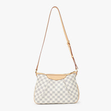 画像をギャラリービューアに読み込む, 極美品 LOUIS VUITTON ルイヴィトン シラクーサPM ショルダーバッグ N41113 ダミエアズールキャンバス ホワイト ベージュ 中古 4b013933