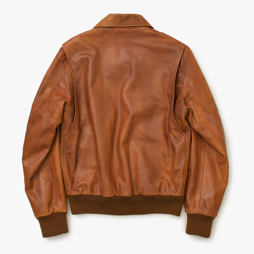 Martin Margiela マルタンマルジェラ レザーフライトジャケット メンズ アウター カラー 30 AM024 ブラウン 美品 中古 4b014003