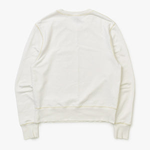 LOEWE ロエベ Beach Club ビーチクラブ スウェットシャツ トレーナー H6189120CR サイズM アイボリー 現行 美品 中古 4b014010