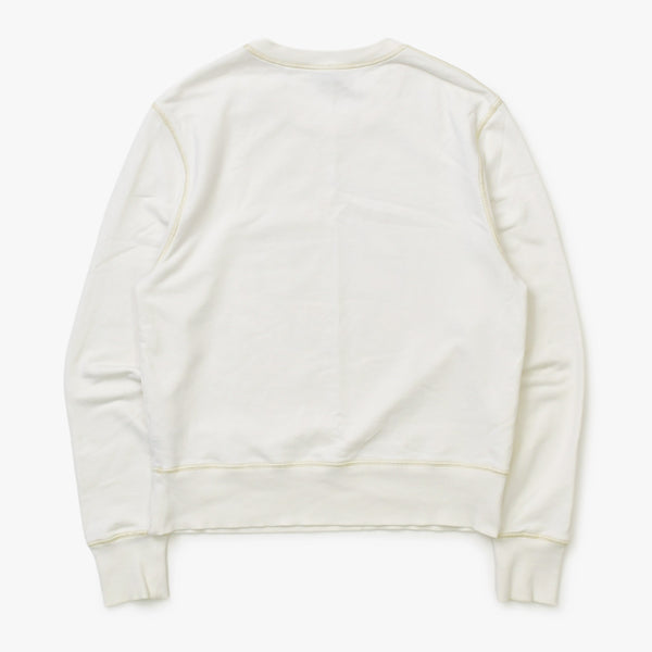 LOEWE ロエベ Beach Club ビーチクラブ スウェットシャツ トレーナー H6189120CR サイズM アイボリー 現行 美品 中古 4b014010