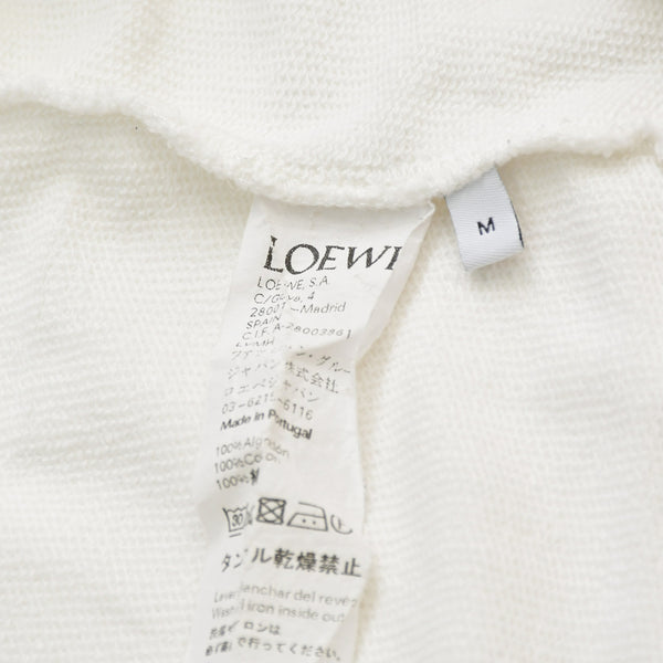 LOEWE ロエベ Beach Club ビーチクラブ スウェットシャツ トレーナー H6189120CR サイズM アイボリー 現行 美品 中古 4b014010