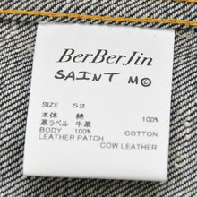 画像をギャラリービューアに読み込む, 新品未使用 SAINT MICHAEL セントマイケル × BerBerJin ベルベルジン 1st リジッドデニムジャケット SM-MK8-0000-C45 サイズ52 中古 4b014047
