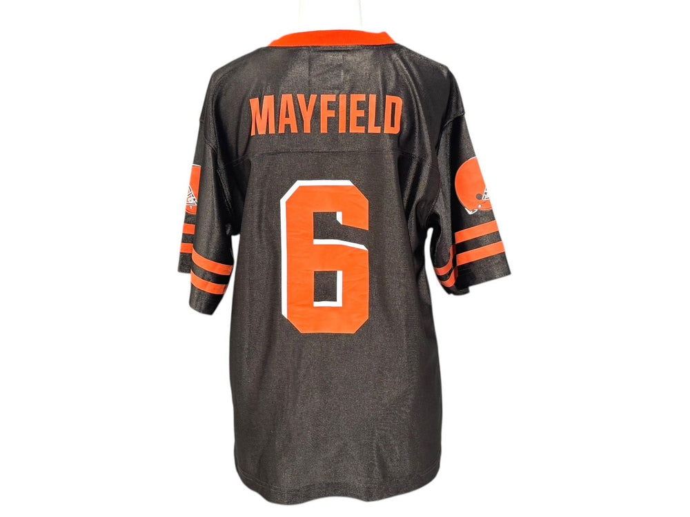 NFL team apparel American football game shirt short sleeve ca43063 size XL mesh print orange multicolor good condition used 4b001406