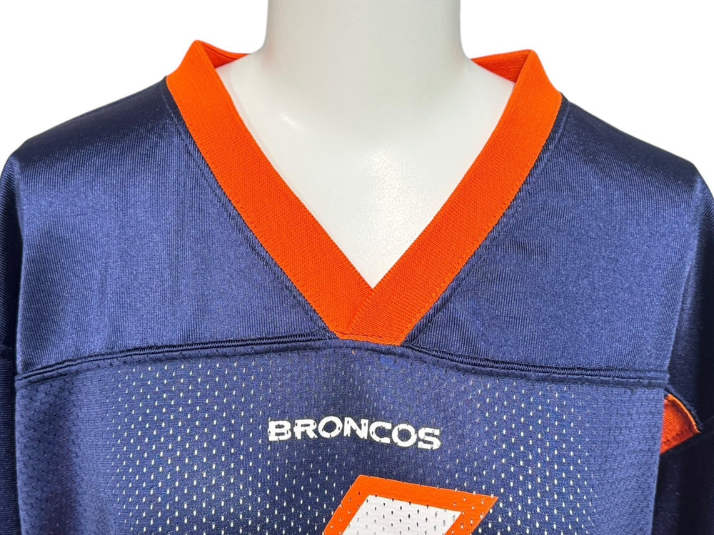 Reebok リーボック REEBOK NFL Broncos Cutler リーボック フットボール アメフト ゲームシャツ ネイビー サイズ XL 美品 中古 4b001409