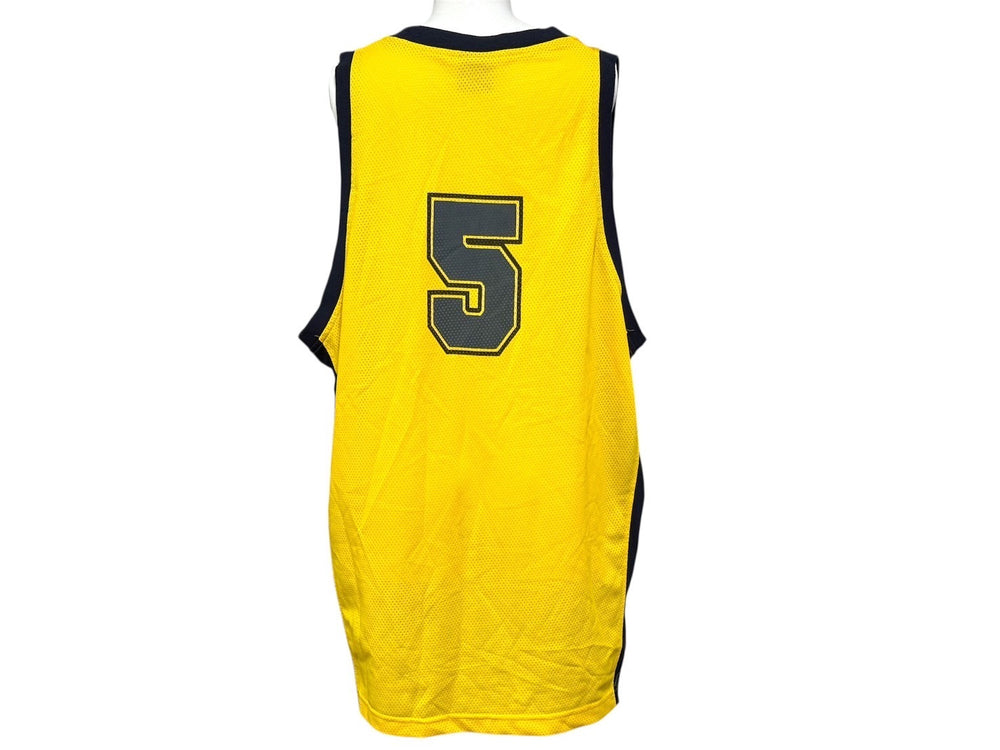 Indiana Pacers Basketball Game Shirt Sleeveless Size L Yellow Good Condition Used 4b001412