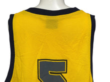 画像をギャラリービューアに読み込む, Indiana Pacers インディアナ・ペイサーズ バスケットボール ゲームシャツ ノースリーブ サイズL イエロー 美品 中古 4b001412