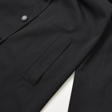 画像をギャラリービューアに読み込む, CHANEL シャネル VINTAGE ヴィンテージ バルカラーコート P06614V04729 サイズ38 ココマーク ウール ブラック 美品 中古 4b014165