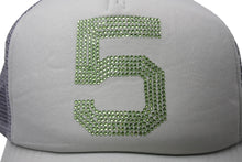 画像をギャラリービューアに読み込む, 極美品 Sp5der spider worldwide スパイダー ワールドワイド メッシュキャップ 5 ラインストーン ポリエステル グレー グリーン 中古 4b001417