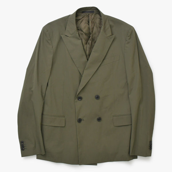 極美品 Valentino ヴァレンチノ ジャケット TV0CSA0529N 22年 サイズ 50 カーキ コットン ナイロン 中古 4b014185