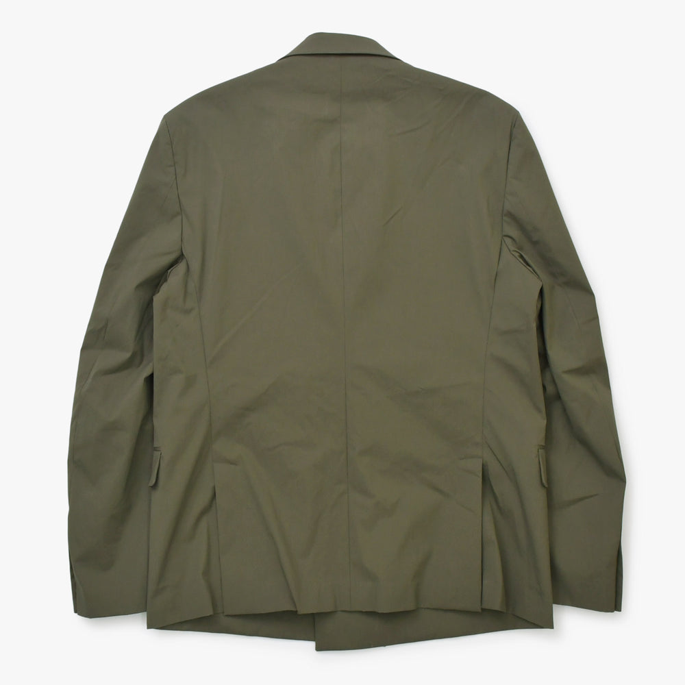 極美品 Valentino ヴァレンチノ ジャケット TV0CSA0529N 22年 サイズ 50 カーキ コットン ナイロン 中古 4b014185