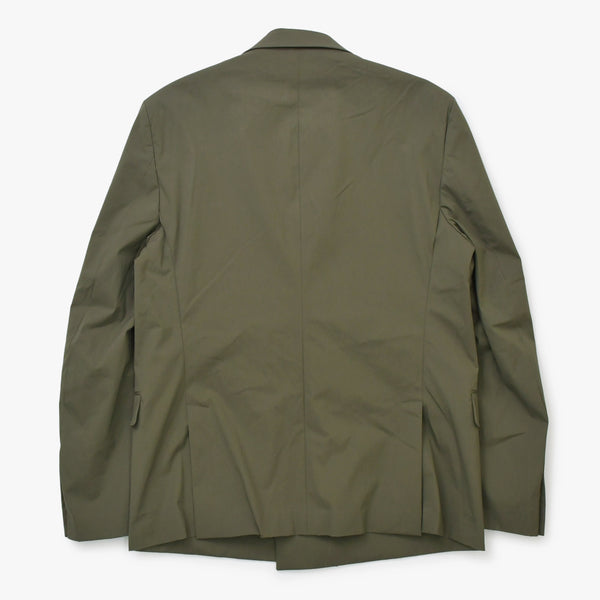 極美品 Valentino ヴァレンチノ ジャケット TV0CSA0529N 22年 サイズ 50 カーキ コットン ナイロン 中古 4b014185