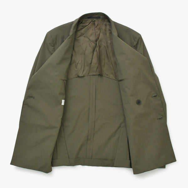極美品 Valentino ヴァレンチノ ジャケット TV0CSA0529N 22年 サイズ 50 カーキ コットン ナイロン 中古 4b014185