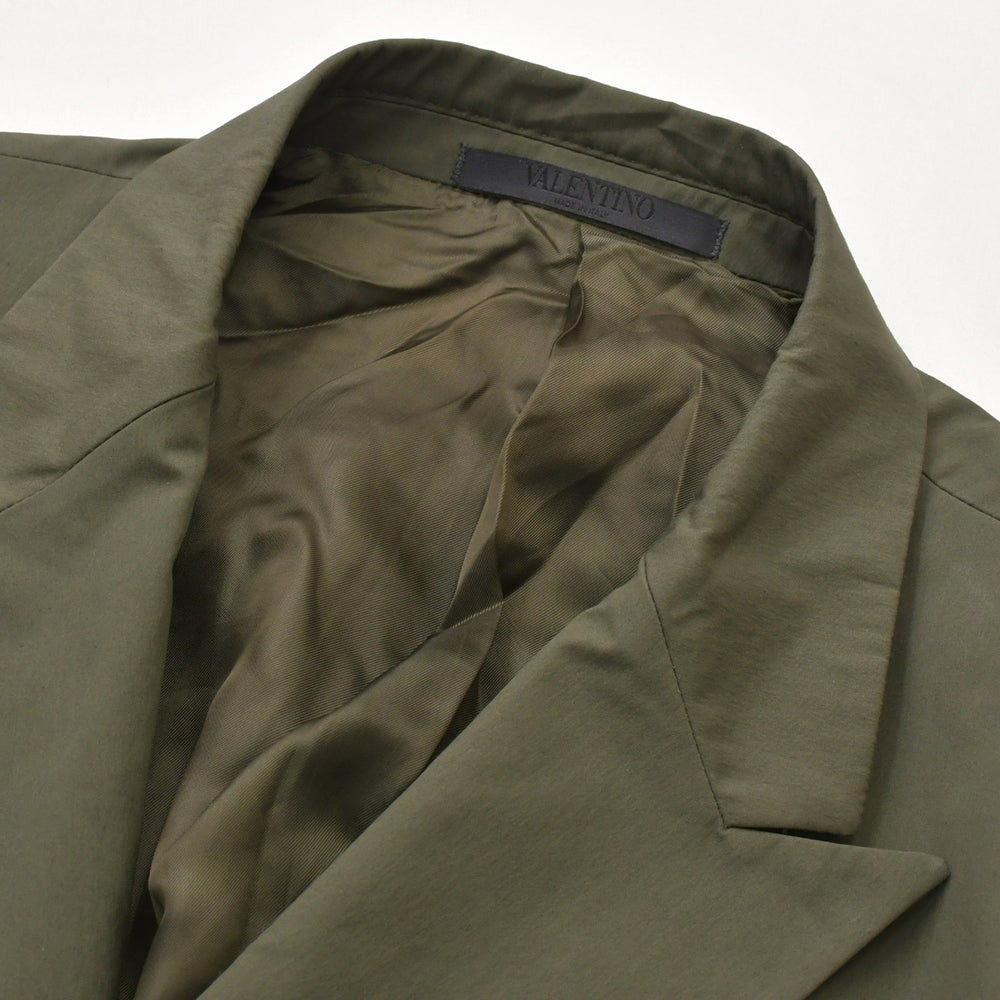 Very good condition Valentino Jacket TV0CSA0529N 22 years Size 50 Khaki Cotton Nylon Used 4b014185