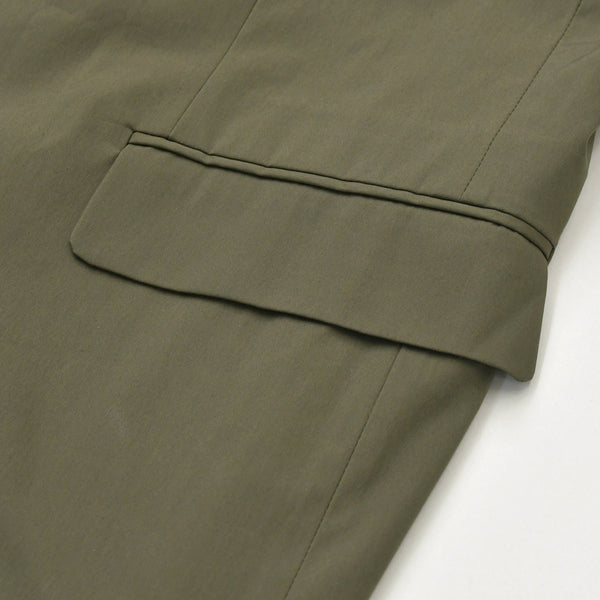 極美品 Valentino ヴァレンチノ ジャケット TV0CSA0529N 22年 サイズ 50 カーキ コットン ナイロン 中古 4b014185
