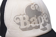 画像をギャラリービューアに読み込む, A BATHING APE アベイシングエイプ BABY MILO STORE ベイビーマイロストア BAPE キャップ 帽子 ホワイト ブラック 良品 中古 4b001421