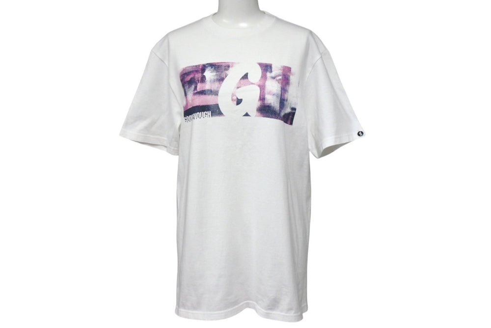 GOOD ENOUGH G Logo Graphic T-shirt Logo 90s White Size M Cotton Good Condition Used 4b001422