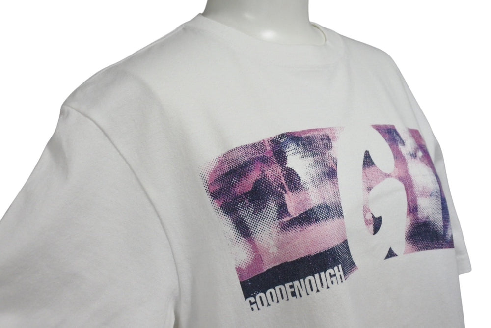 GOOD ENOUGH グッドイナフ G Logo グラフィック Tシャツ ロゴ 90s ホワイト サイズM コットン 美品 中古 4b001422