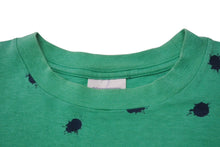 画像をギャラリービューアに読み込む, GOOD ENOUGH グッドイナフ G Logo ポケットTシャツ ロゴ 90s ペイント総柄 グリーン サイズM コットン 美品 中古 4b001423