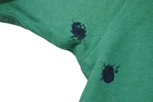 GOOD ENOUGH G Logo Pocket T-shirt Logo 90s Paint all over pattern Green Size M Cotton Good Condition Used 4b001423