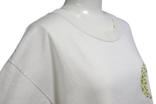 画像をギャラリービューアに読み込む, GOOD ENOUGH グッドイナフ Hanesボディ G Logo 半袖Tシャツ ロゴ 90s ドット プリント ホワイト サイズM 美品 中古 4b001425