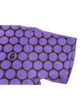 画像をギャラリービューアに読み込む, GOOD ENOUGH グッドイナフ G Logo ドット柄 半袖Tシャツ ロゴ 90s パープル コットン 美品 中古 4b001426