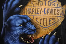 画像をギャラリービューアに読み込む, 極美品 HARLEY DAVIDSON ハーレーダヴィッドソン VINTAGE ヴィンテージ 3D EMBLEM 半袖Tシャツ サイズL 1991年 パンサー 中古 4b001429