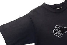 画像をギャラリービューアに読み込む, OLD STUSSY オールドステューシー VINTAGE ヴィンテージ 90's 半袖Tシャツ サイズS 鍵モチーフ サンフェード ネイビー系 良品 中古 4b001431