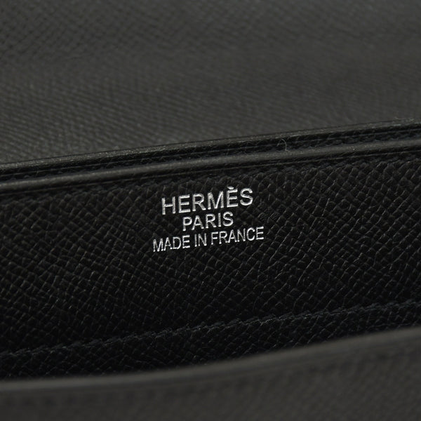 HERMES エルメス Kelly Dépêches 38 ケリーデペッシュ 38 ブリーフケース ヴォーエプソン ブラック ◻︎L刻印 SV金具 2008年製 美品 中古 4a001433