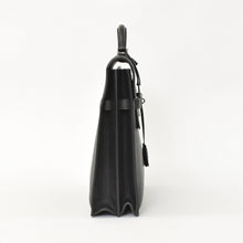 画像をギャラリービューアに読み込む, HERMES エルメス Kelly Dépêches 38 ケリーデペッシュ 38 ブリーフケース ヴォーエプソン ブラック ◻︎L刻印 SV金具 2008年製 美品 中古 4a001433