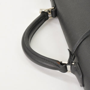 HERMES エルメス Kelly Dépêches 38 ケリーデペッシュ 38 ブリーフケース ヴォーエプソン ブラック ◻︎L刻印 SV金具 2008年製 美品 中古 4a001433
