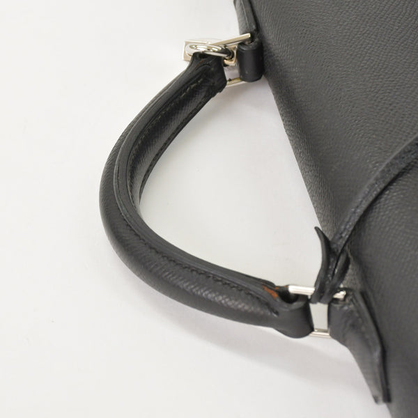 HERMES エルメス Kelly Dépêches 38 ケリーデペッシュ 38 ブリーフケース ヴォーエプソン ブラック ◻︎L刻印 SV金具 2008年製 美品 中古 4a001433
