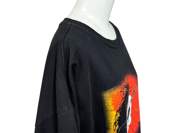 極美品 ALICE COOPER アリスクーパー VINTAGE ヴィンテージ 1996 SUMMER TOUR 半袖Tシャツ サイズXL プリント ブラック 中古 4b001433