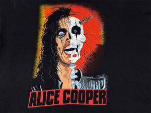 極美品 ALICE COOPER アリスクーパー VINTAGE ヴィンテージ 1996 SUMMER TOUR 半袖Tシャツ サイズXL プリント ブラック 中古 4b001433