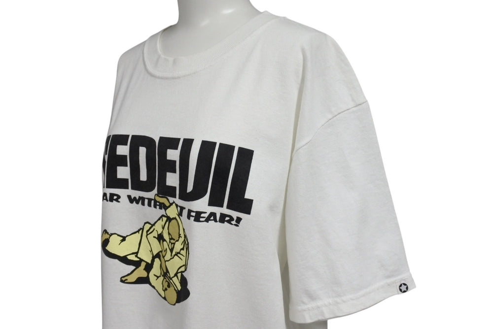 極美品 GOODENOUGH グッドイナフ GEDEVIL グッドイナフデビル 半袖Tシャツ サイズM プリント ホワイト 中古 4b001436