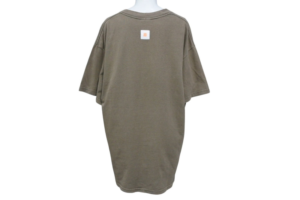 GOOD ENOUGH Dog All Pattern Short Sleeve T-Shirt Dog 90s Brown Back Patch Cotton Good Condition Used 4b001440