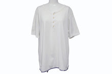 画像をギャラリービューアに読み込む, VISVIM ビズビム DOUBLE SCOOP HENLEY ヘンリーネック 半袖Tシャツ 0112105009007 ホワイト サイズ3 美品 中古 4b001442