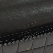 画像をギャラリービューアに読み込む, 極美品 CHANEL シャネル チョコバー チェーン ショルダーバッグ ラムスキン 黒×ゴールド レディース 7番台 中古 4a001447