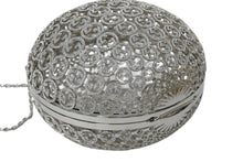 画像をギャラリービューアに読み込む, 新品未使用 GUCCI グッチ GGラウンドメタル ショルダーバッグ 734867 9AAA2 インターロッキング ラインストーン 中古 4b001449