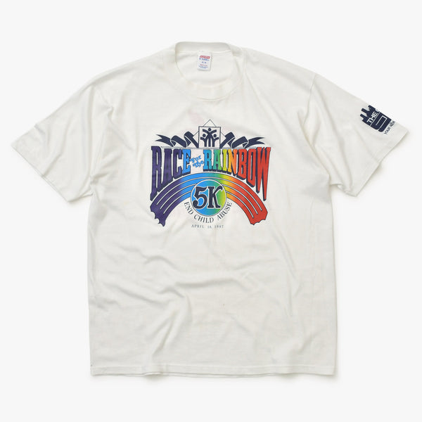 Apple 半袖Tシャツ トップス クールネック カットソー プリント ホワイト 美品 中古 4b014084